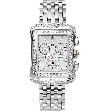 MICHELE DECO MODERN II DIAMOND WATCH
