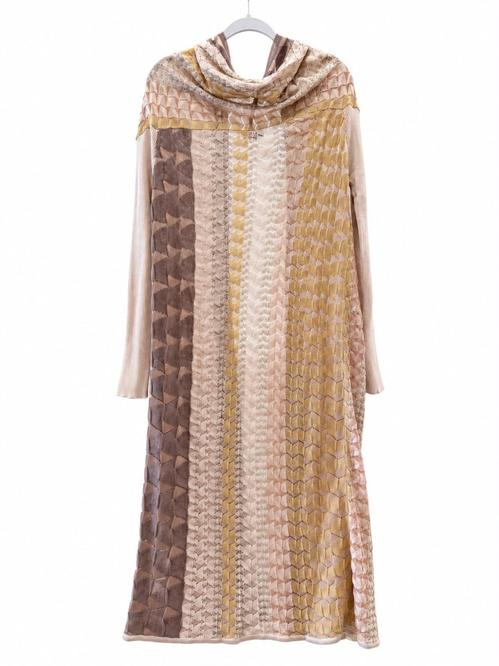 MISSONI ZIGZAG JACQUARD LONG CARDIGAN