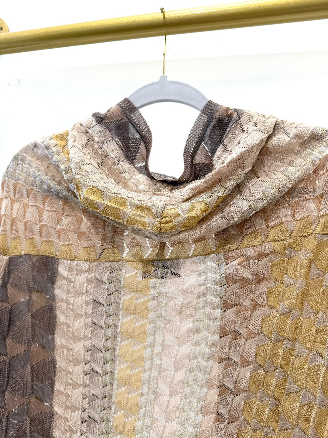 MISSONI ZIGZAG JACQUARD LONG CARDIGAN