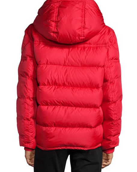 MONCLER BREL PUFFER JACKET WITH REMOVABLE HOOD