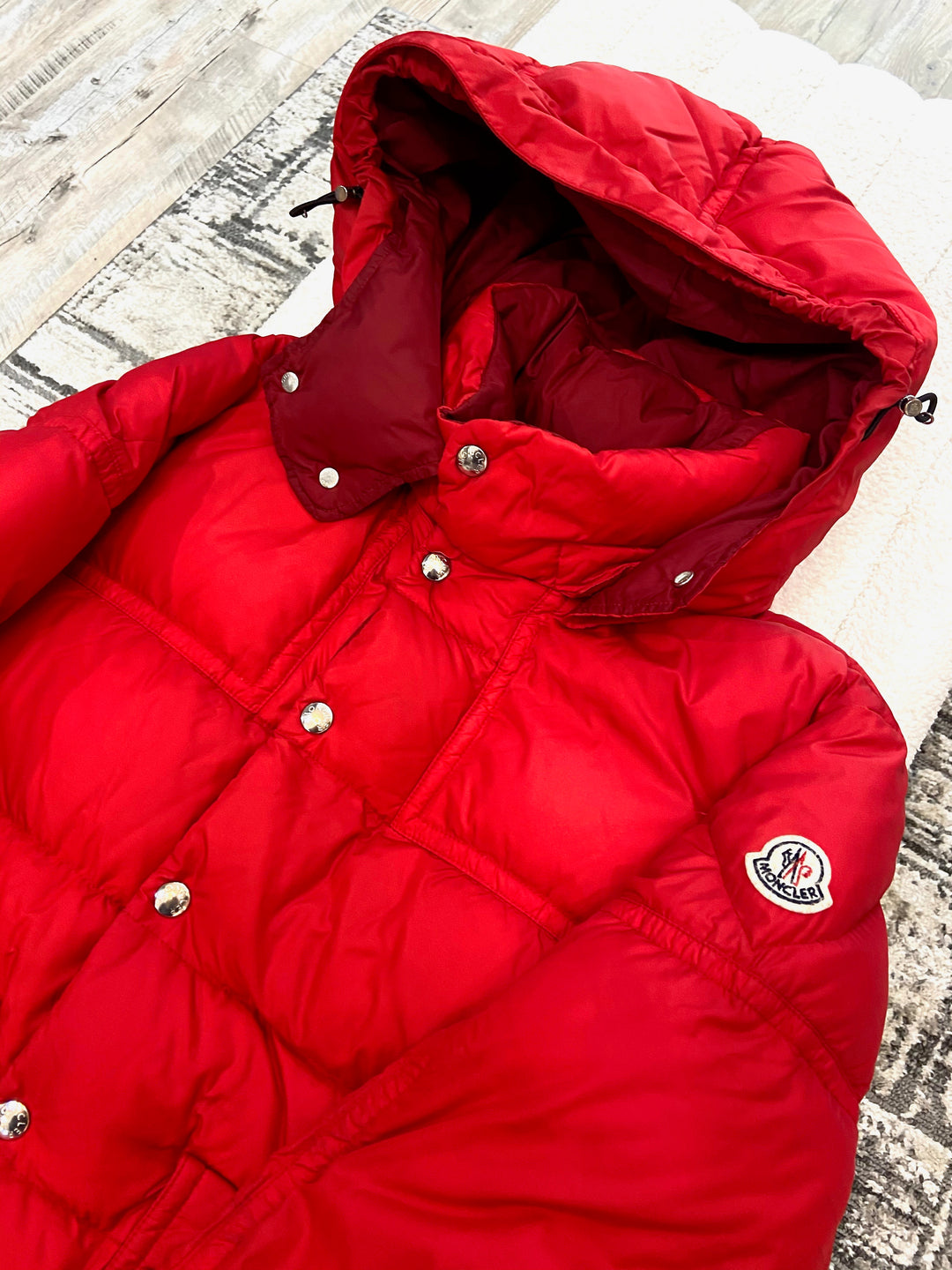MONCLER BREL PUFFER JACKET WITH REMOVABLE HOOD