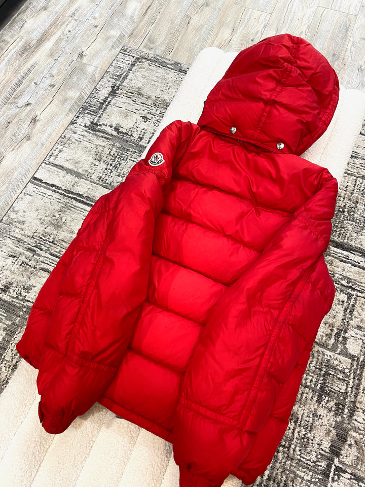 MONCLER BREL PUFFER JACKET WITH REMOVABLE HOOD