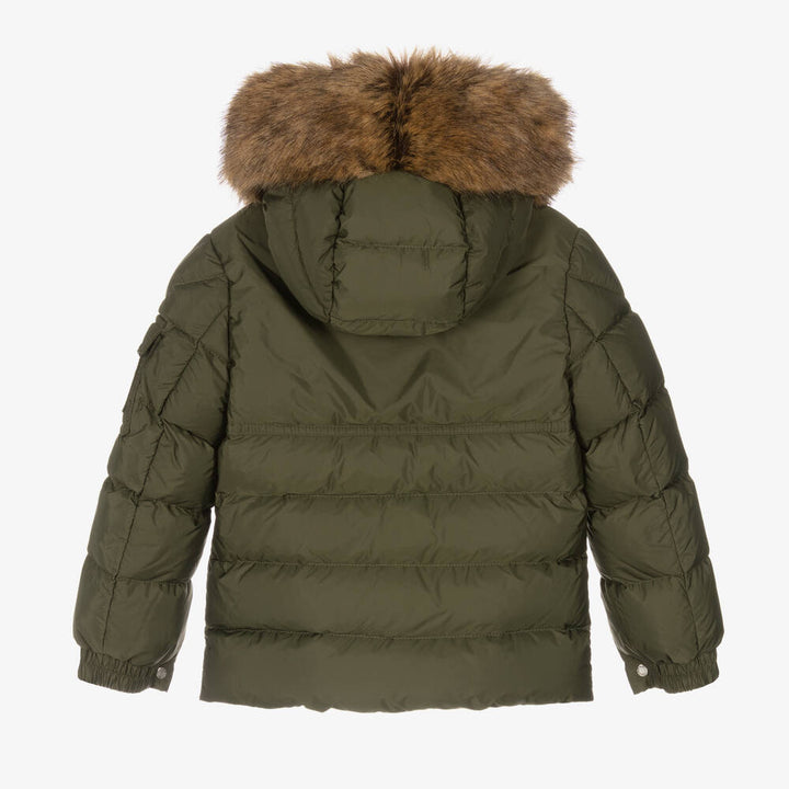 MONCLER KIDS BYRON HOODED PUFFER COAT