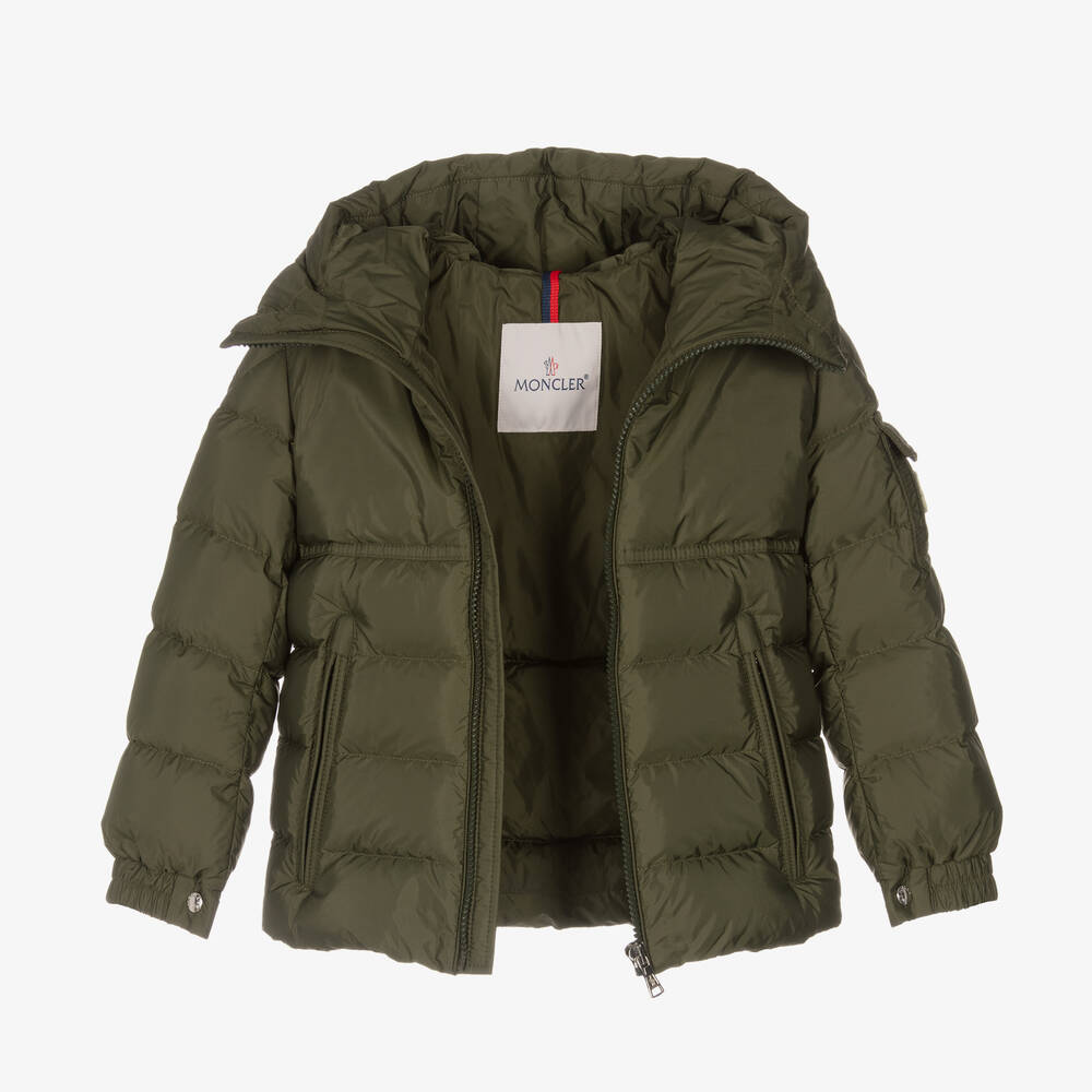MONCLER KIDS BYRON HOODED PUFFER COAT