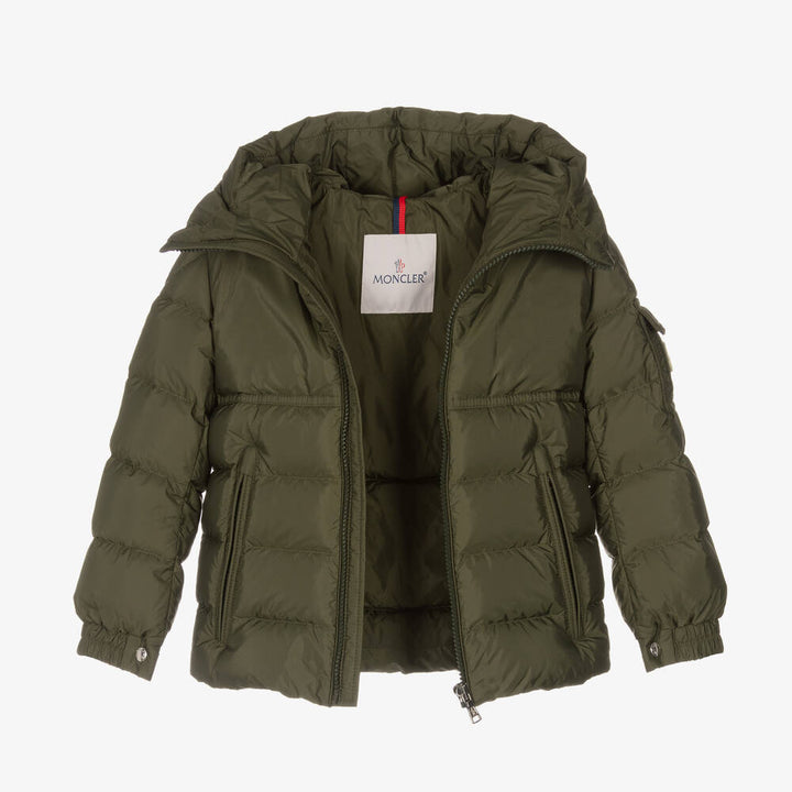 MONCLER KIDS BYRON HOODED PUFFER COAT