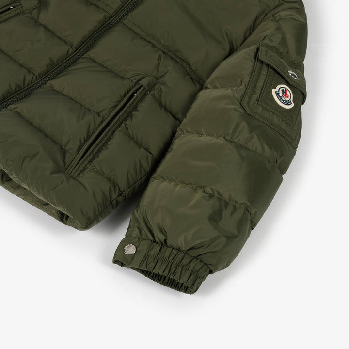 MONCLER KIDS BYRON HOODED PUFFER COAT