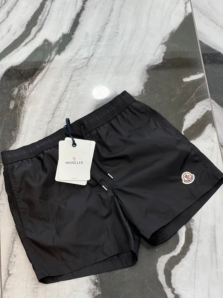 MONCLER LOGO PATCH SWIM SHORTS