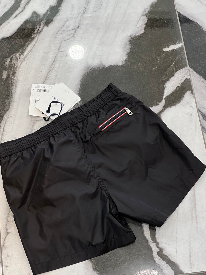 MONCLER LOGO PATCH SWIM SHORTS