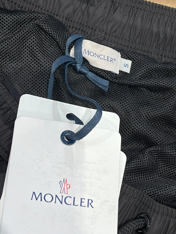 MONCLER LOGO PATCH SWIM SHORTS