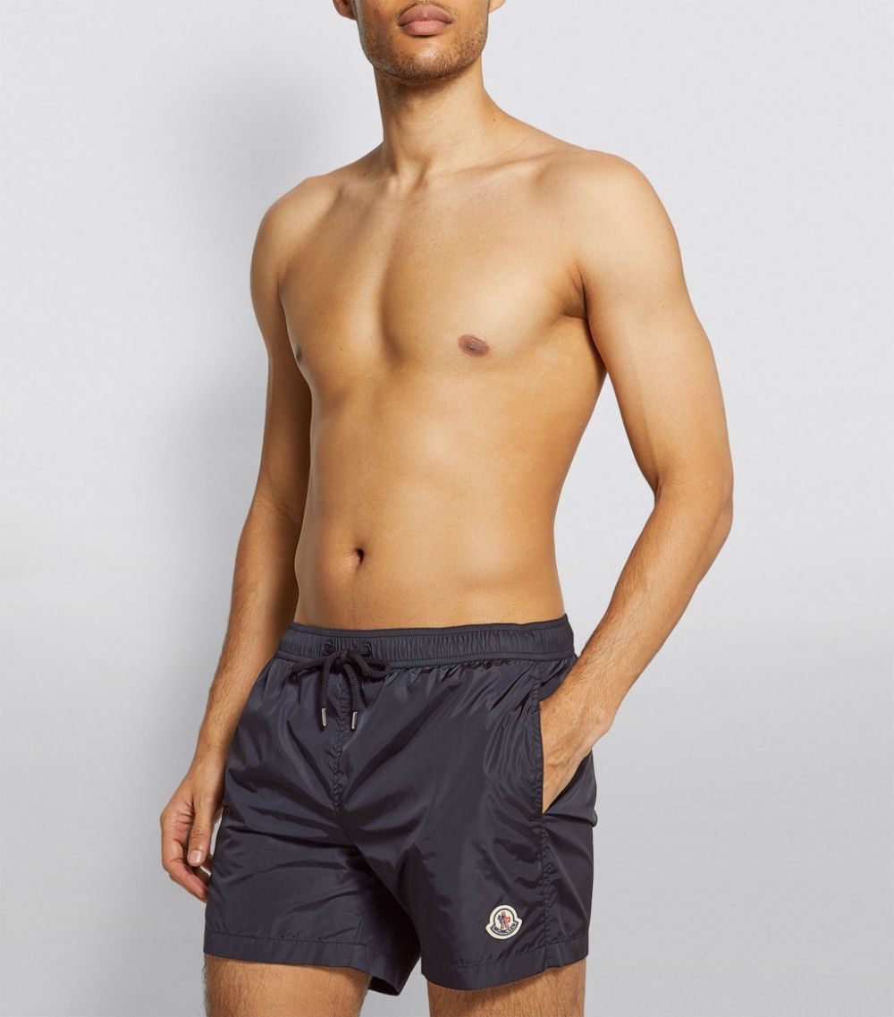 MONCLER LOGO PATCH SWIM SHORTS