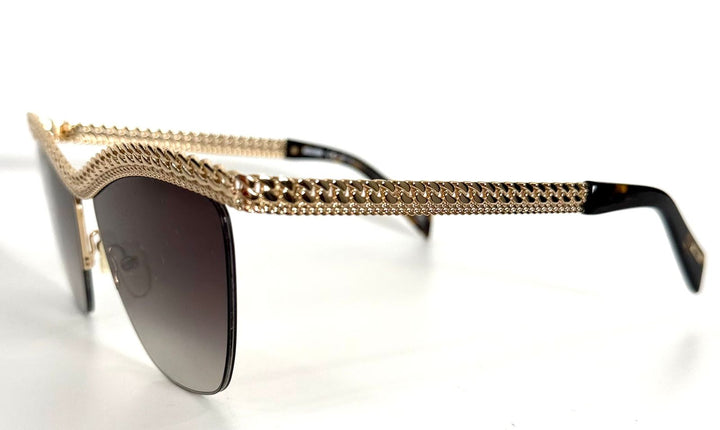 MOSCHINO CURB CHAIN GRADIENT SUNGLASSES