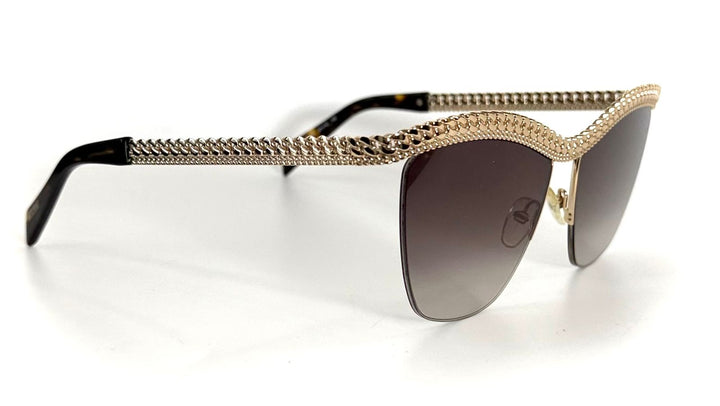 MOSCHINO CURB CHAIN GRADIENT SUNGLASSES