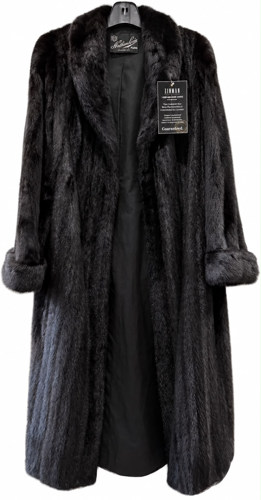 NATHAN LEVINE LONG MINK COAT