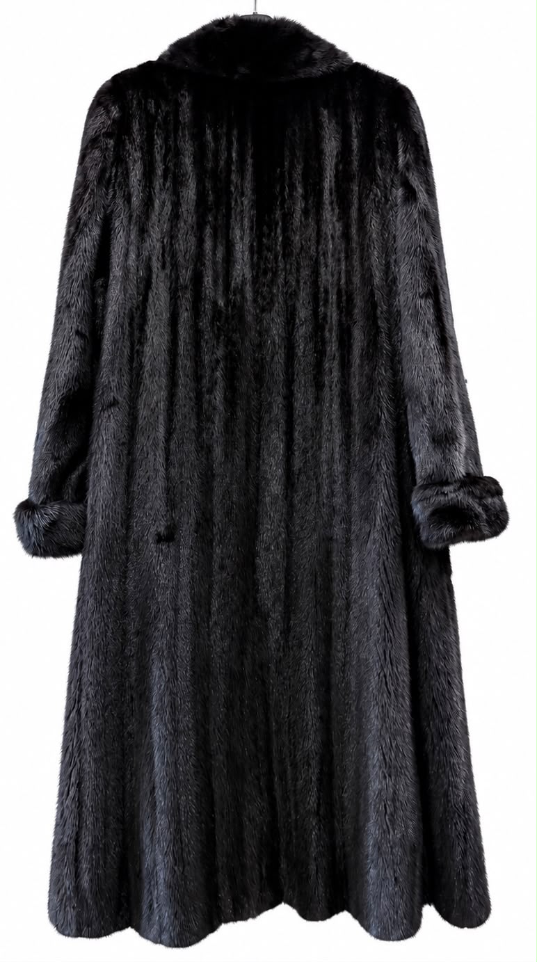 NATHAN LEVINE LONG MINK COAT