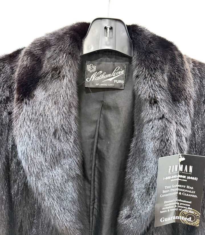 NATHAN LEVINE LONG MINK COAT
