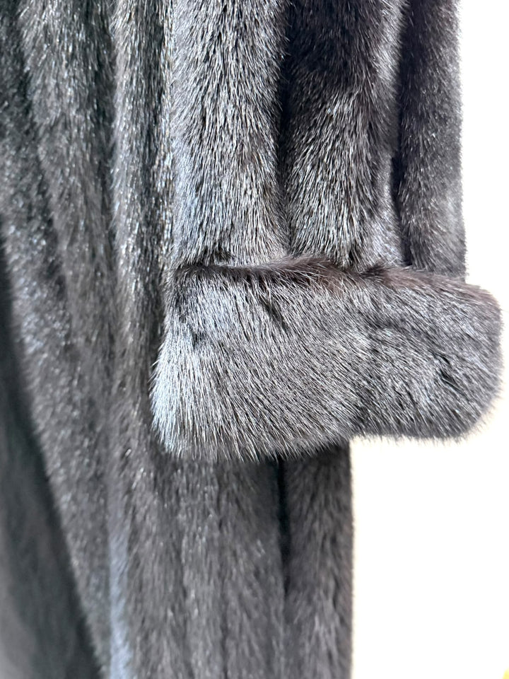 NATHAN LEVINE LONG MINK COAT