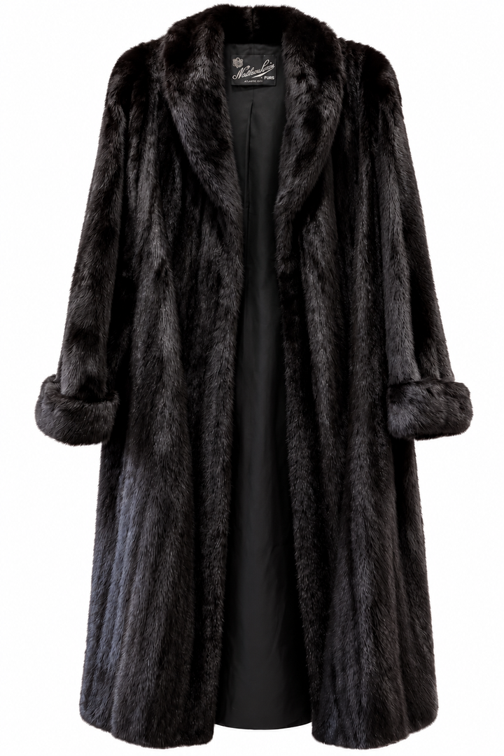 NATHAN LEVINE LONG MINK COAT