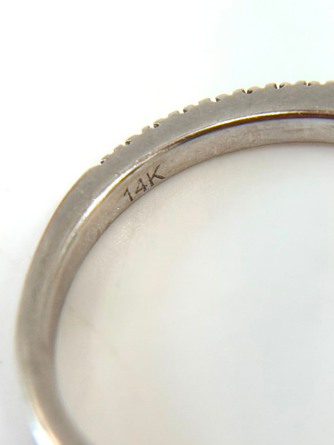 NEIL LANE 14K WHITE GOLD DIAMOND HALO BRIDAL WEDDING RING SET