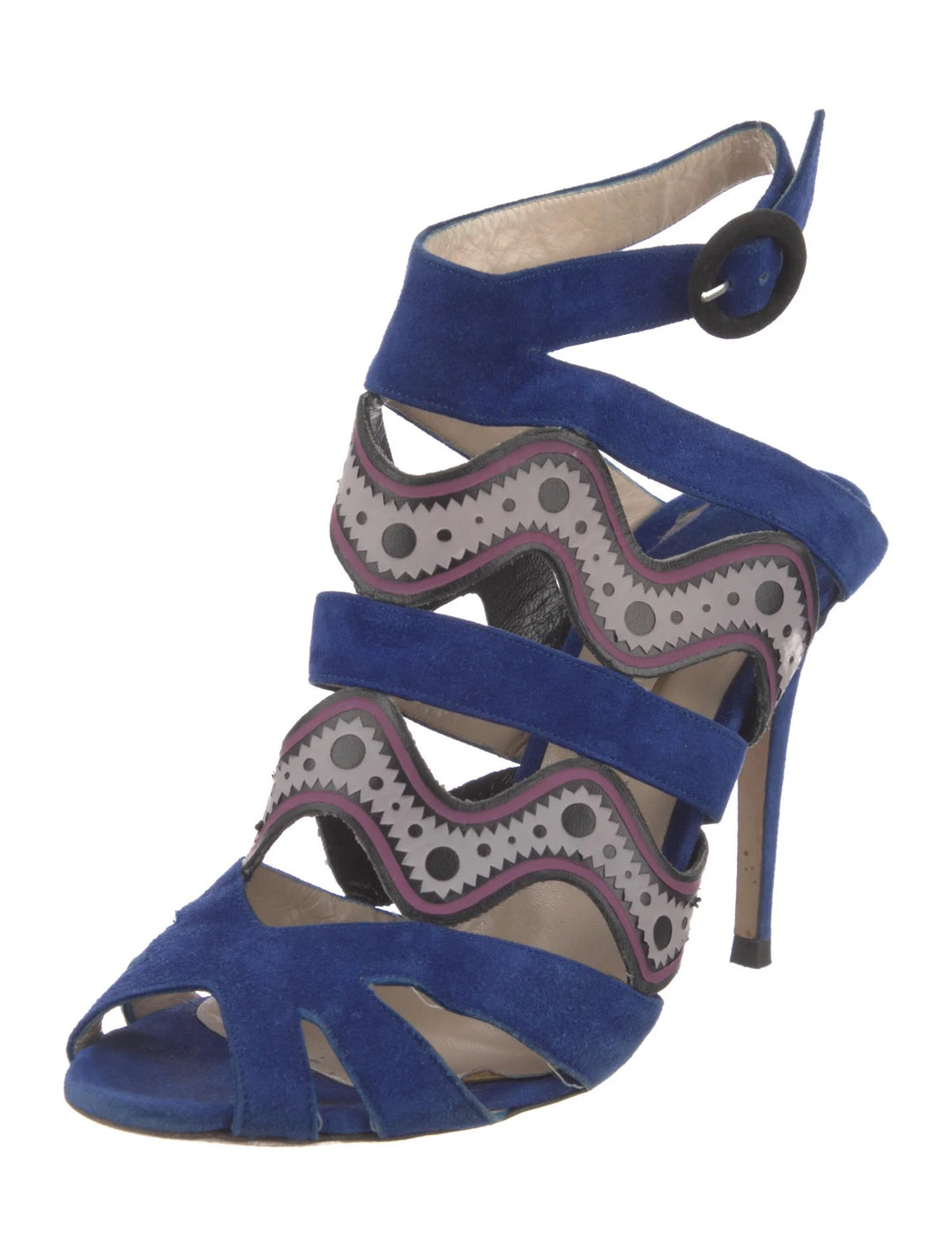 NICHOLAS KIRKWOOD SUEDE SANDALS