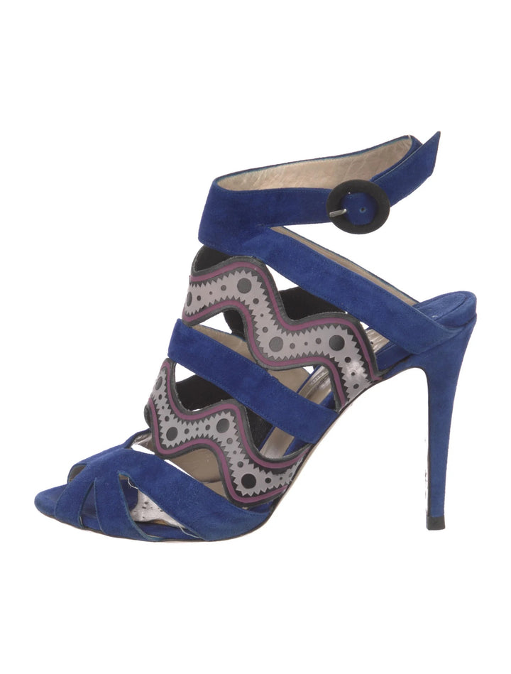 NICHOLAS KIRKWOOD SUEDE SANDALS