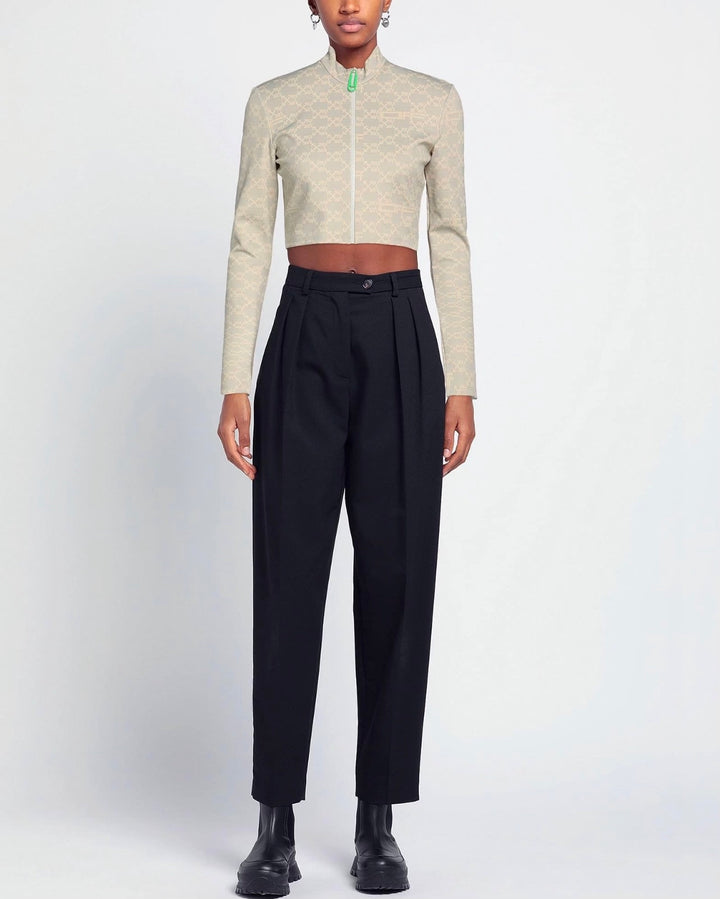 OFF-WHITE LOGO CROP TOP