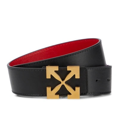 OFF-WHITE REVERSIBLE ARROW LEATHER BELT – Caroline display picture 3
