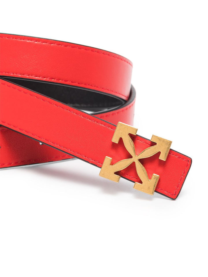 OFF-WHITE REVERSIBLE ARROW LEATHER BELT
