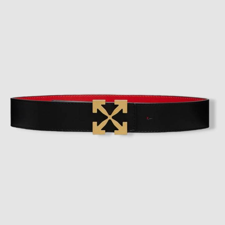 OFF-WHITE REVERSIBLE ARROW LEATHER BELT