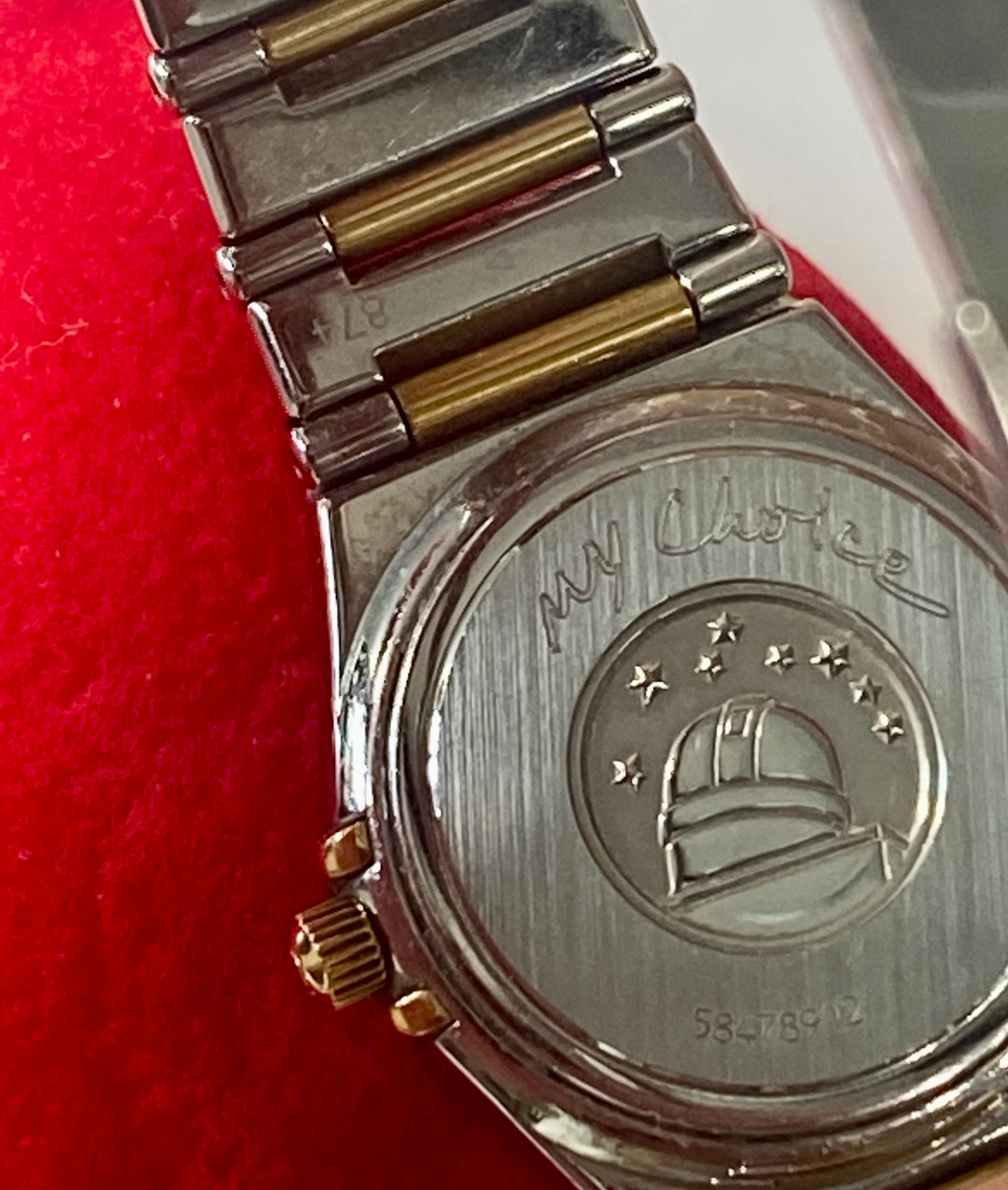 OMEGA CONSTELLATION 95 MOTHER OF PEARL DIAMOND WATCH 1267.75.00