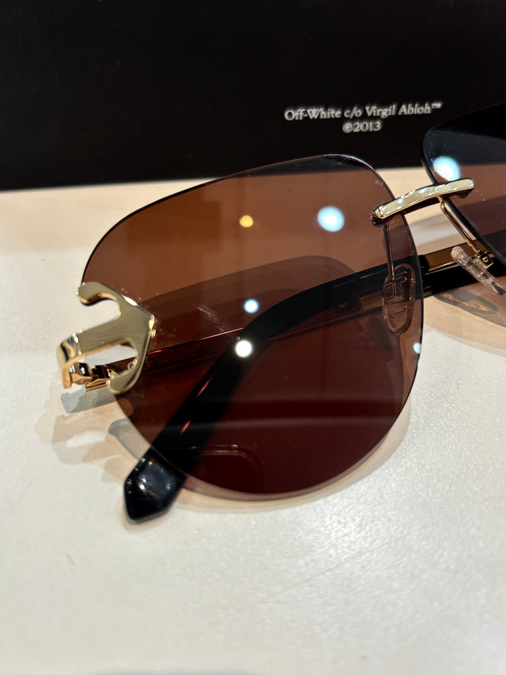OFF-WHITE® ARROW RIMLESS ALEXANDRIA SUNGLASSES