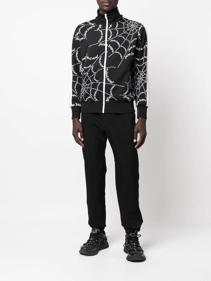 PALM ANGELS SPIDER WEB TRACK JACKET