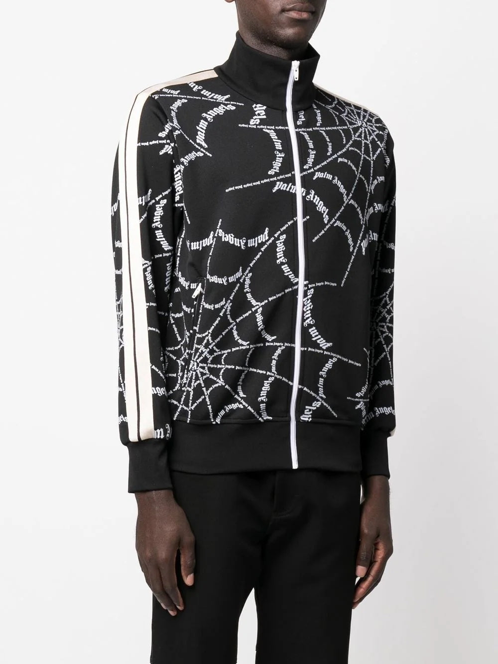 PALM ANGELS SPIDER WEB TRACK JACKET