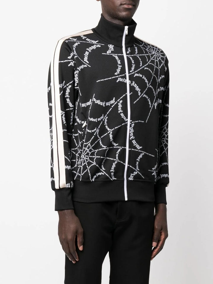 PALM ANGELS SPIDER WEB TRACK JACKET