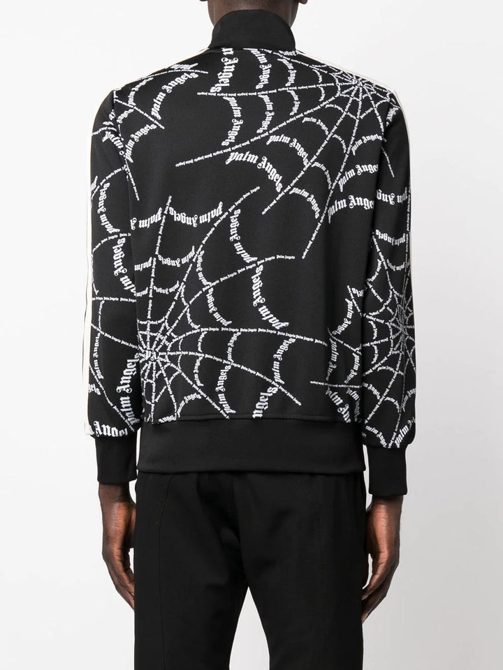 PALM ANGELS SPIDER WEB TRACK JACKET