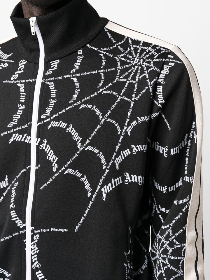 PALM ANGELS SPIDER WEB TRACK JACKET