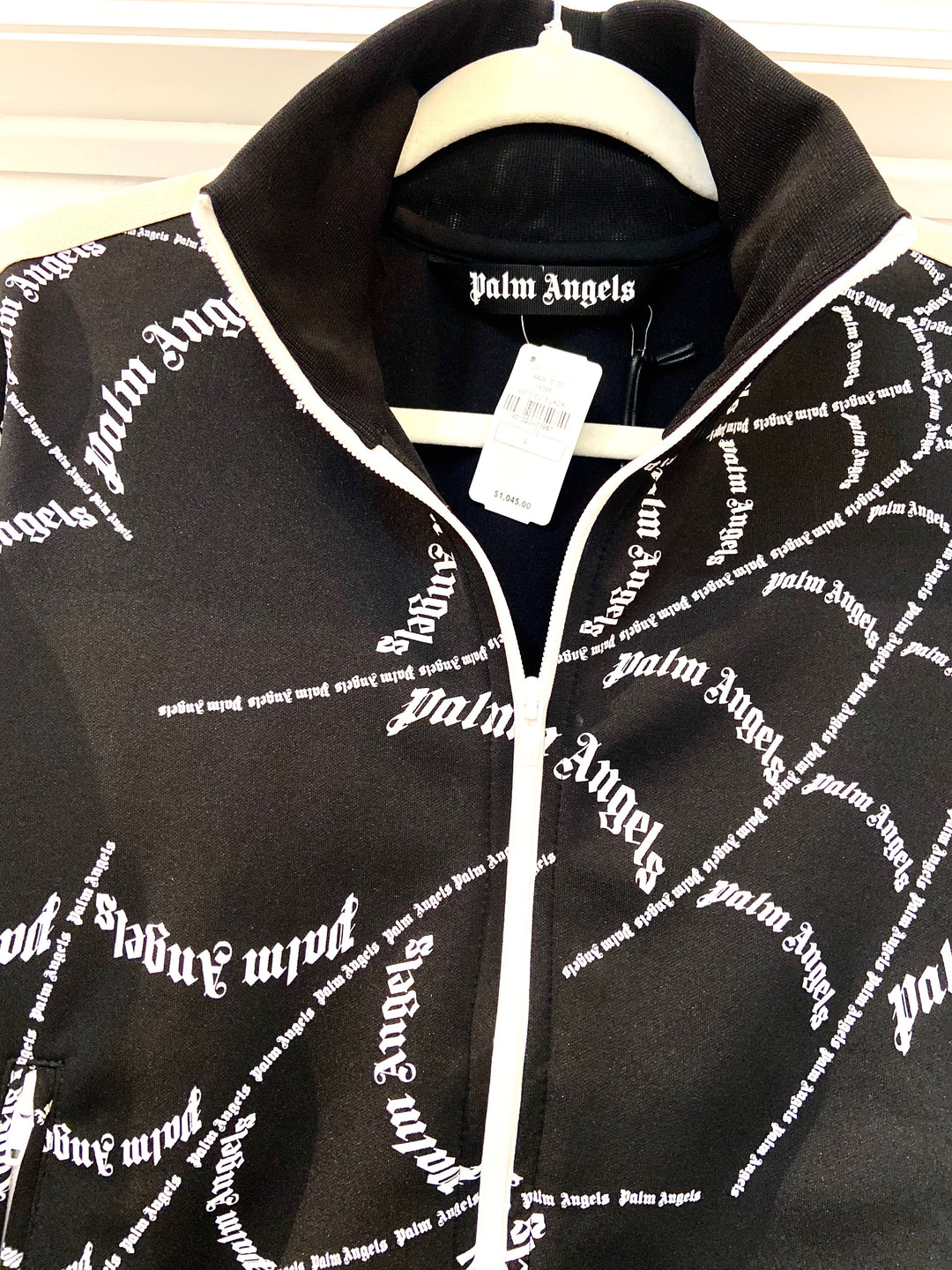PALM ANGELS SPIDER WEB TRACK JACKET