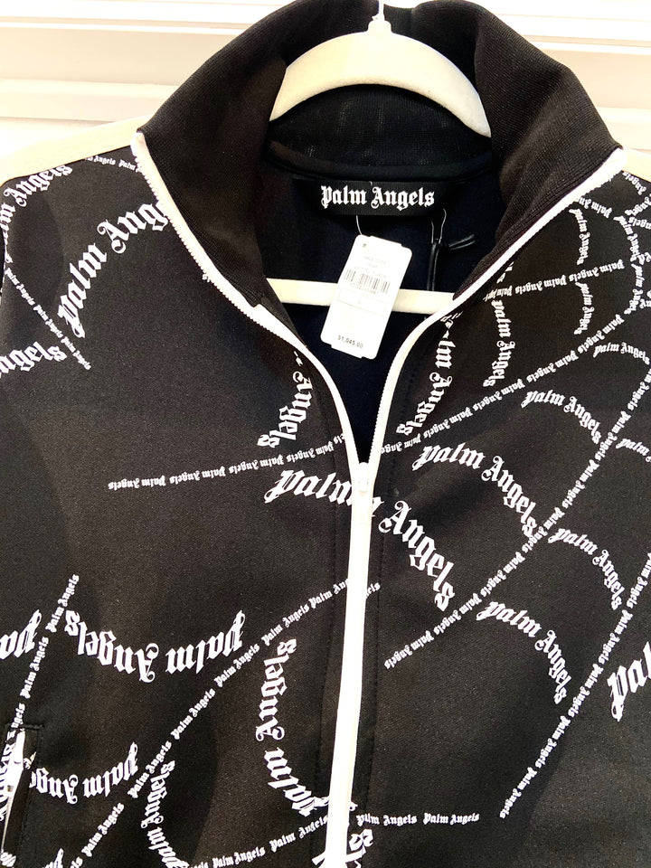 PALM ANGELS SPIDER WEB TRACK JACKET