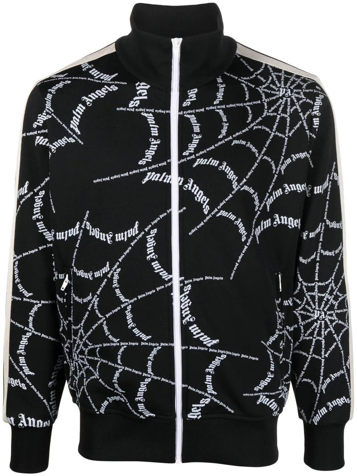 PALM ANGELS SPIDER WEB TRACK JACKET