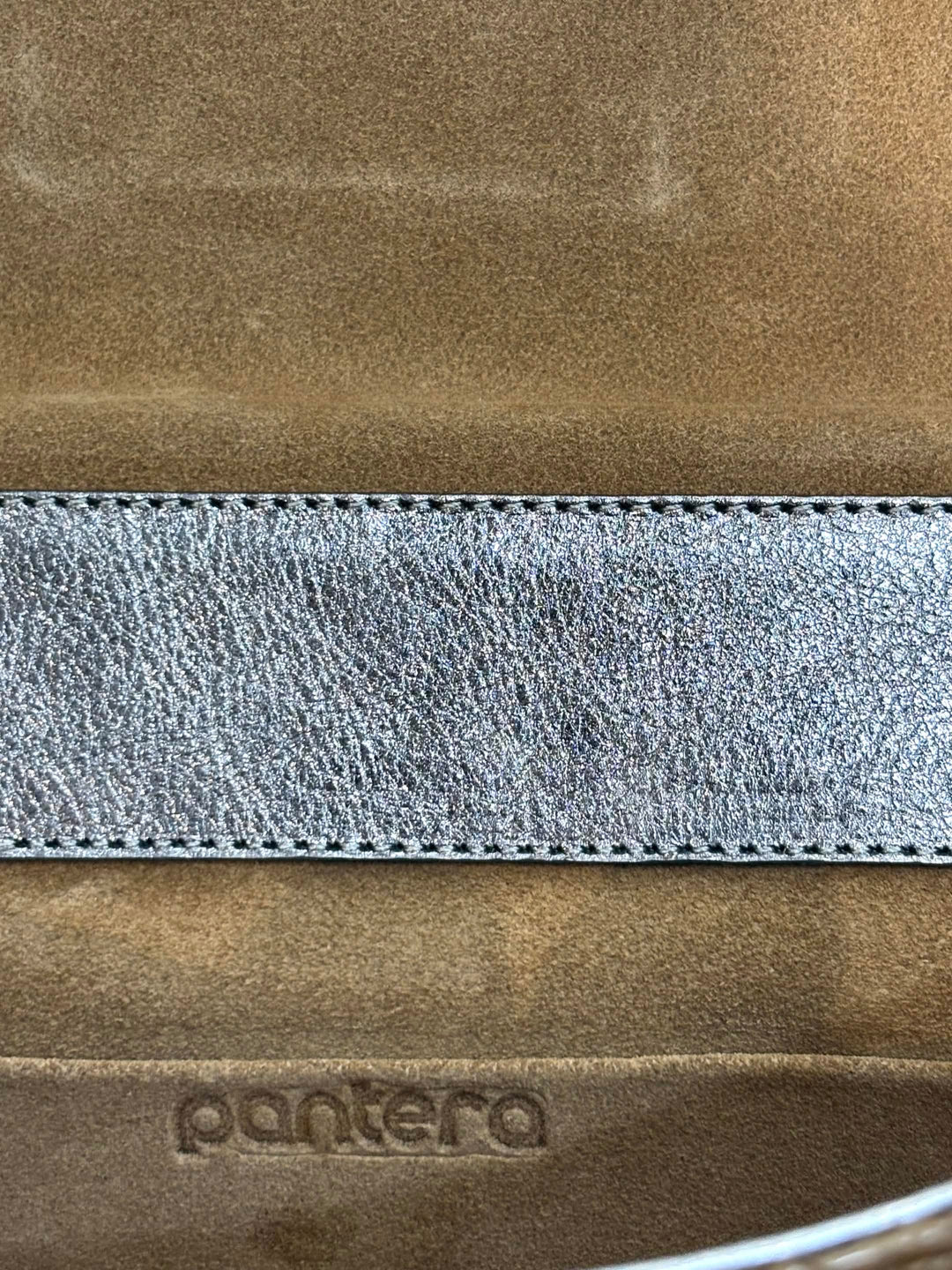 PANTERA PYTHON LEATHER CLUTCH BAG