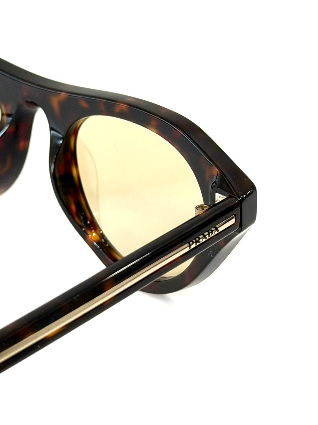 PRADA SPRB15 ICONIC METAL PLAQUE ACETATE SUNGLASSES