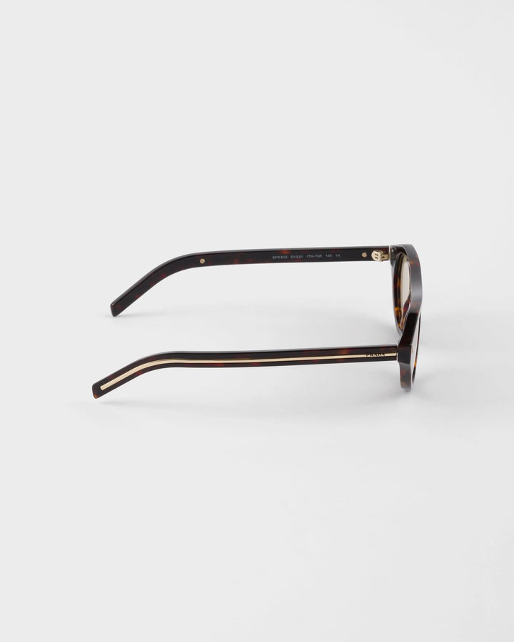 PRADA SPRB15 ICONIC METAL PLAQUE ACETATE SUNGLASSES