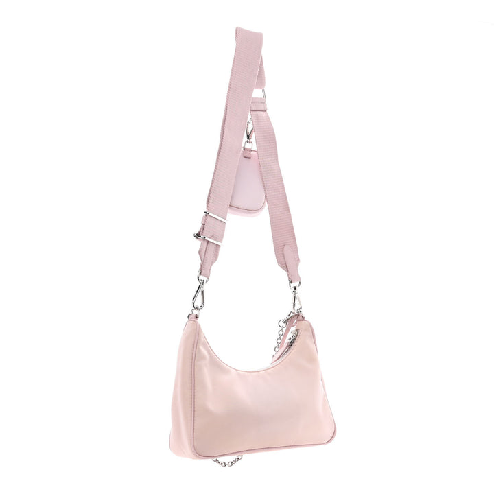 PRADA RE-EDITION 2005 ALABSTER NYLON CROSSBODY BAG