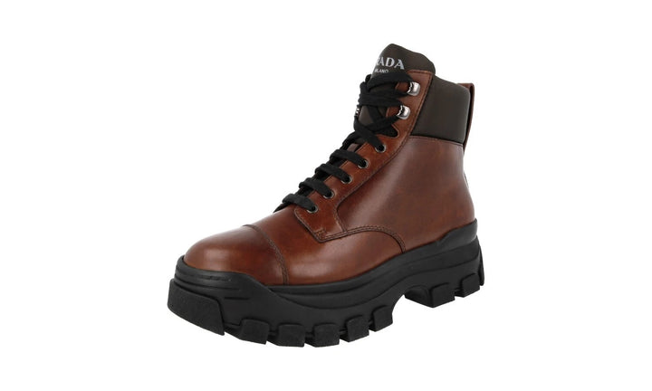 PRADA CALFSKIN LEATHER MONOLITH MEN&