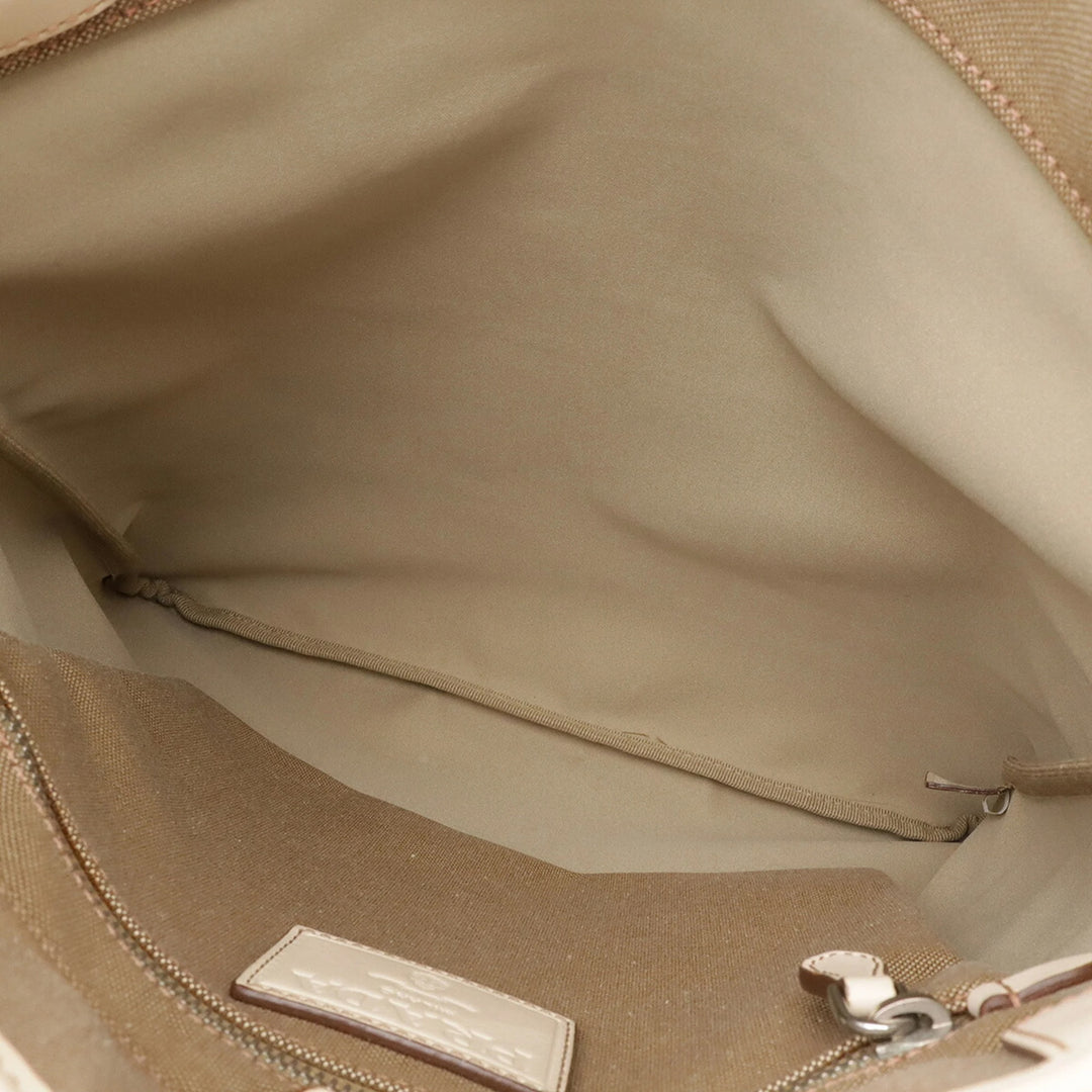 PRADA JACQUARD CANVAS CANAPA LOGO SHOULDER BAG