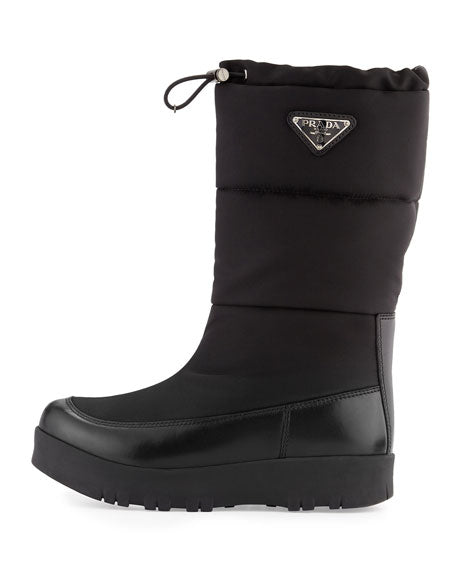 PRADA LINEA ROSSA NYLON PLATFORM BOOTS – Caroline's Fashion Luxuries