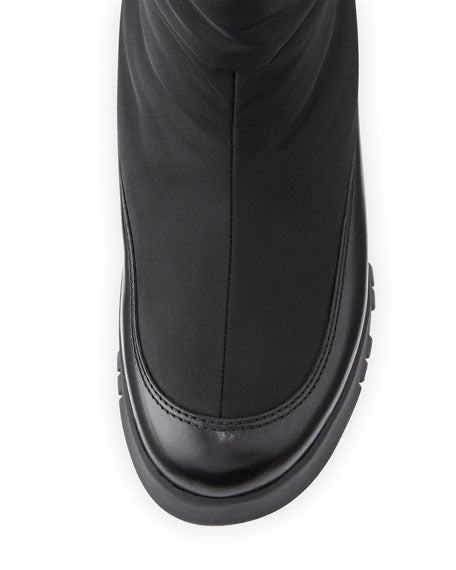 PRADA LINEA ROSSA NYLON PLATFORM BOOTS