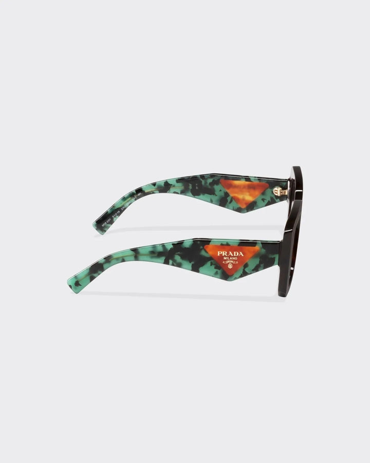 PRADA PR23YS GEOMETRIC TORTOISE SUNGLASSES