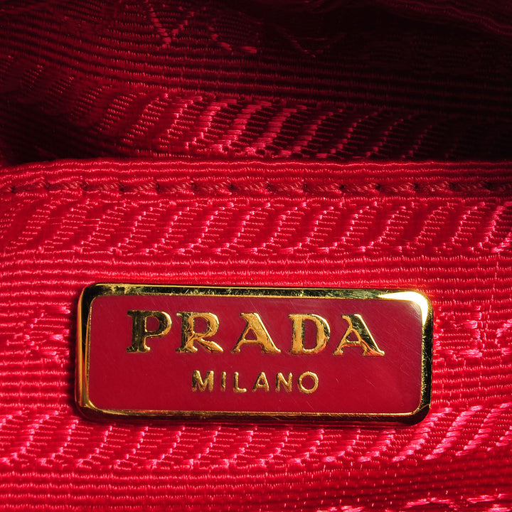 PRADA SAFFIANO LEATHER MINI CAMERA CROSSBODY BAG