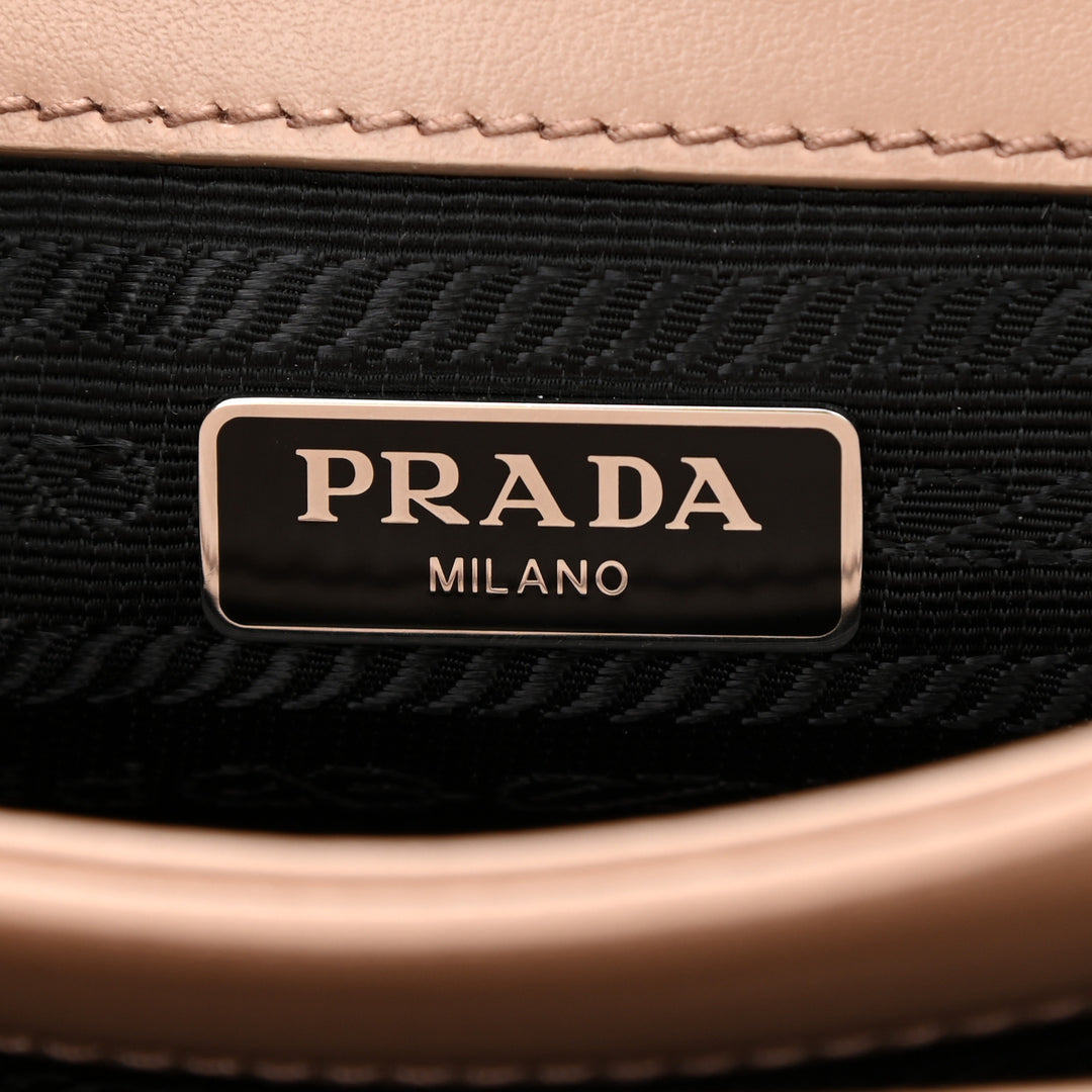 PRADA SOFT CALFSKIN CHAIN SHOULDER BAG