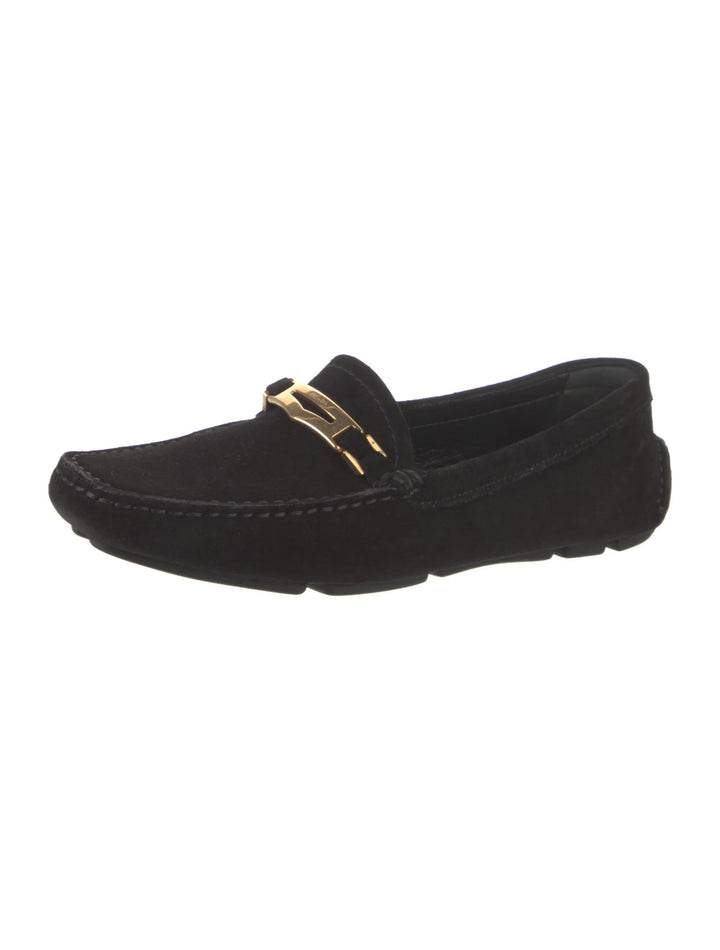 PRADA SUEDE DRIVER LOAFERS